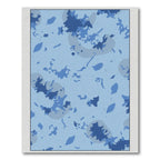 Ocean Blue Abstract Splash Rug