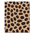 Earthy Beige Spotted Abstract Rug
