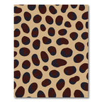 Earthy Beige Spotted Abstract Rug