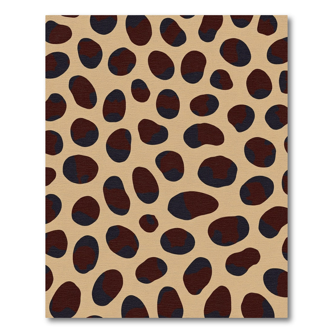 Earthy Beige Spotted Abstract Rug