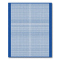 Modern Blue White Dot Grid Rug