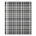 Monochrome Plaid Grid Surface Rug