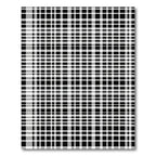 Monochrome Plaid Grid Surface Rug