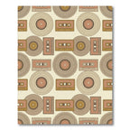 Retro Vinyl Cassette Repeat Rug