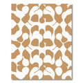 Mid Century Modern Ochre Abstract Flow Rug