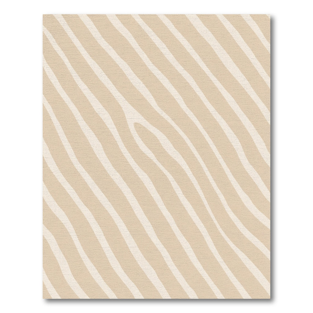 Sandy Wave Diagonal Stripe Rug