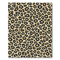 Black Floral Spots on Cream Background Rug