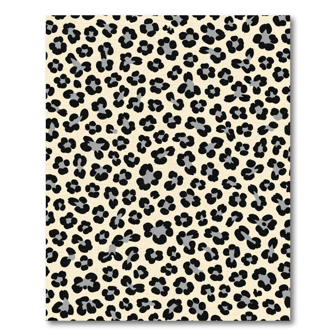 Neutral Beige Leopard Spot Rug