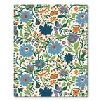 Whimsical Floral Vine Garden Rug