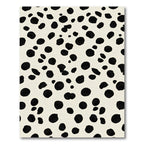 Black Speckled Cream Spotty Rug
