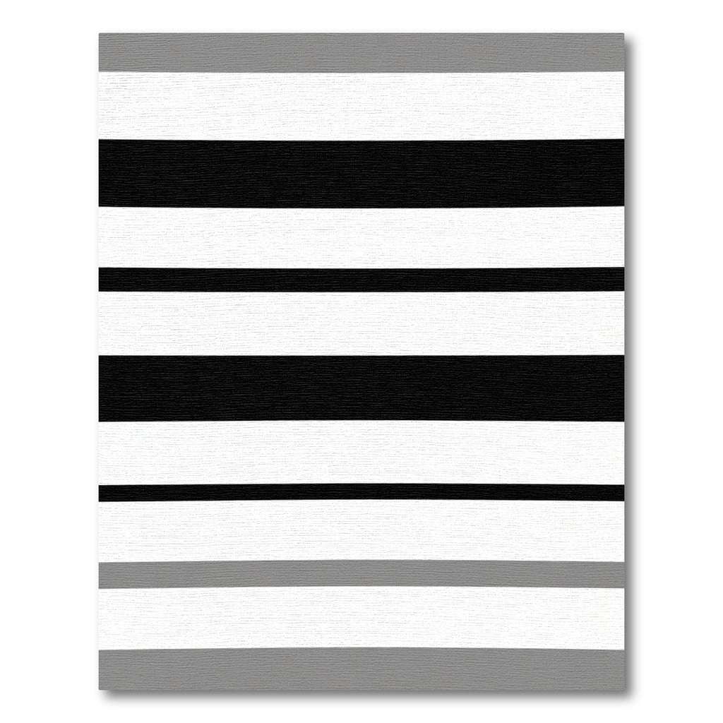 Monochromatic Wide Stripe Arrangement Rug