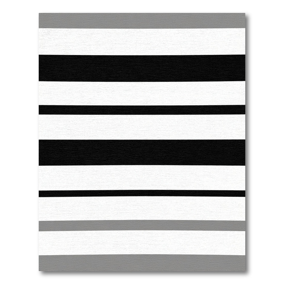Monochromatic Wide Stripe Arrangement Rug