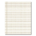 Neutral Tan Plaid Checkered Lines Rug