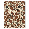 Earthy Abstract Blob Composition Rug