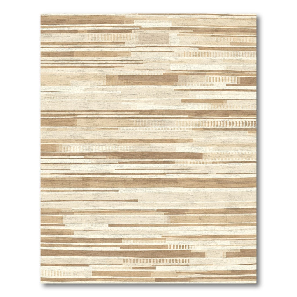Earthy Abstract Geometric Stripe Rug