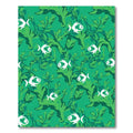White Fish In Lush Green Seaweed Rug