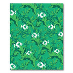 White Fish In Lush Green Seaweed Rug
