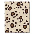 Beige Brown Spotted Animal Print Rug