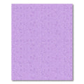 Soft Lilac Organic Leaf Pattern Rug