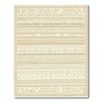 Nautical Beige Geometric Tribal Stripes Rug