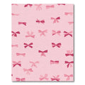 Pink Bows All Over Rug