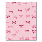Pink Bows All Over Rug