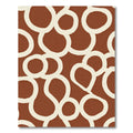 Earthy Brown Organic Loop Rug