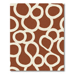 Earthy Brown Organic Loop Rug