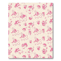 Pink Orchid Outline Repeating Arrangement Rug