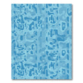 Abstract Blue Organic Cloud Rug