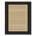 Black Gradient Grid Textured Rug