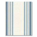 Coastal Blue And White Stripe Rug