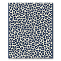Cream Navy Irregular Spots Rug