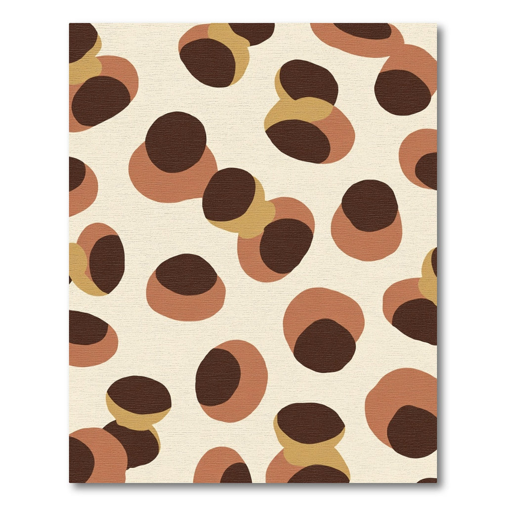 Earthy Tone Abstract Spot Rug