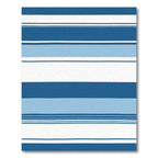 Classic Blue White Striped Area Rug