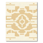 Sandy Beige Geometric Archway Rug