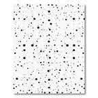 Monochromatic Splatter Dot Collage Rug