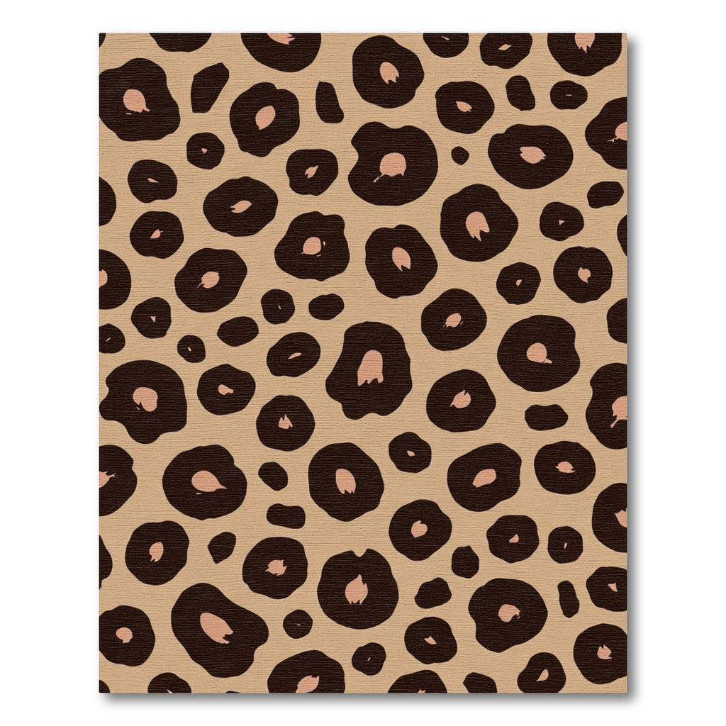 Neutral Leopard Spots Animal Print Rug