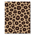 Neutral Leopard Spots Animal Print Rug
