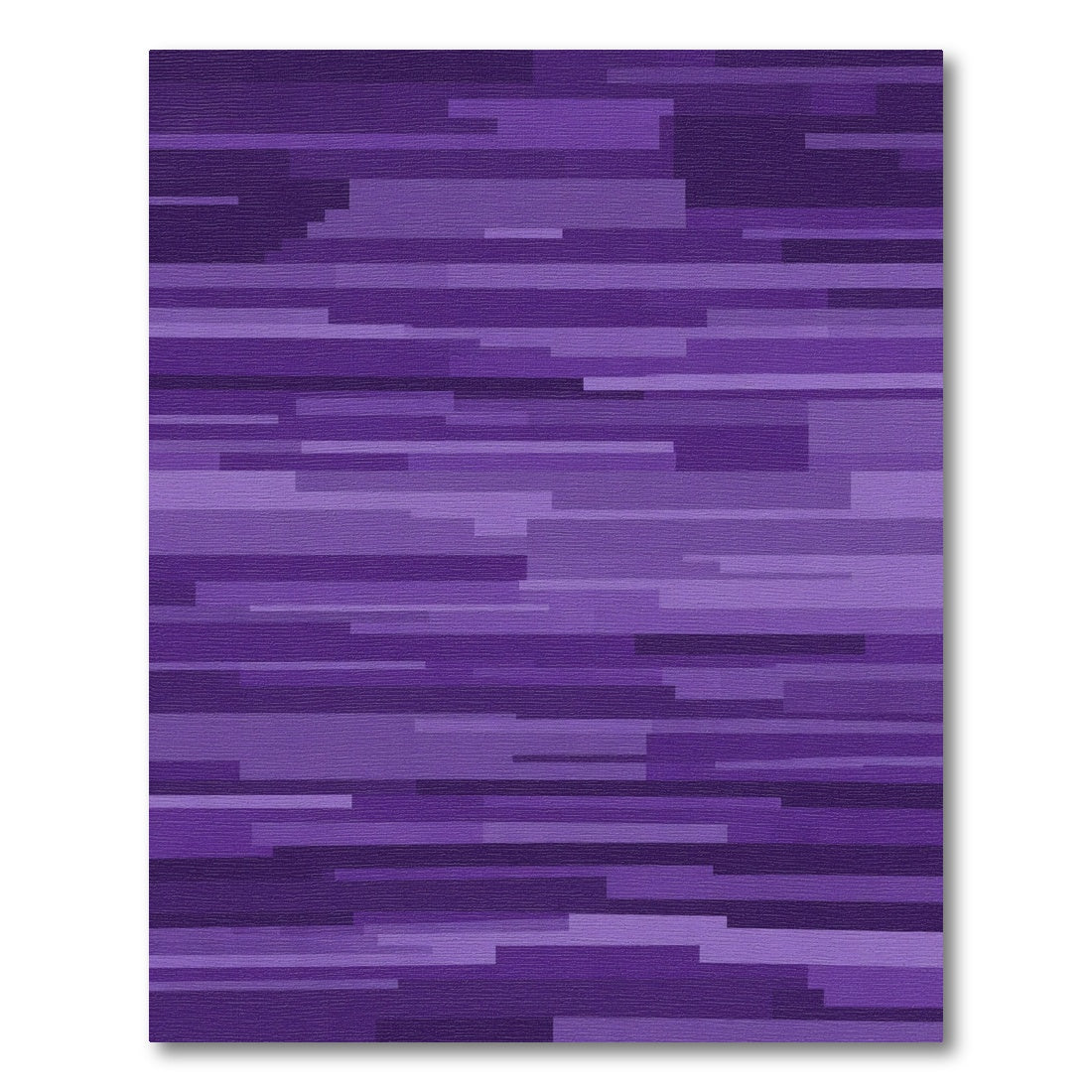 Amethyst Hues Horizontal Line Rug