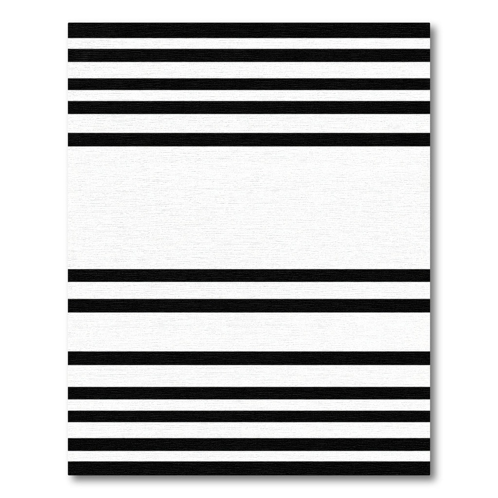 Monochromatic Horizontal Stripe Rug