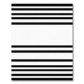 Monochromatic Horizontal Stripe Rug