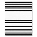 Monochromatic Horizontal Stripe Rug