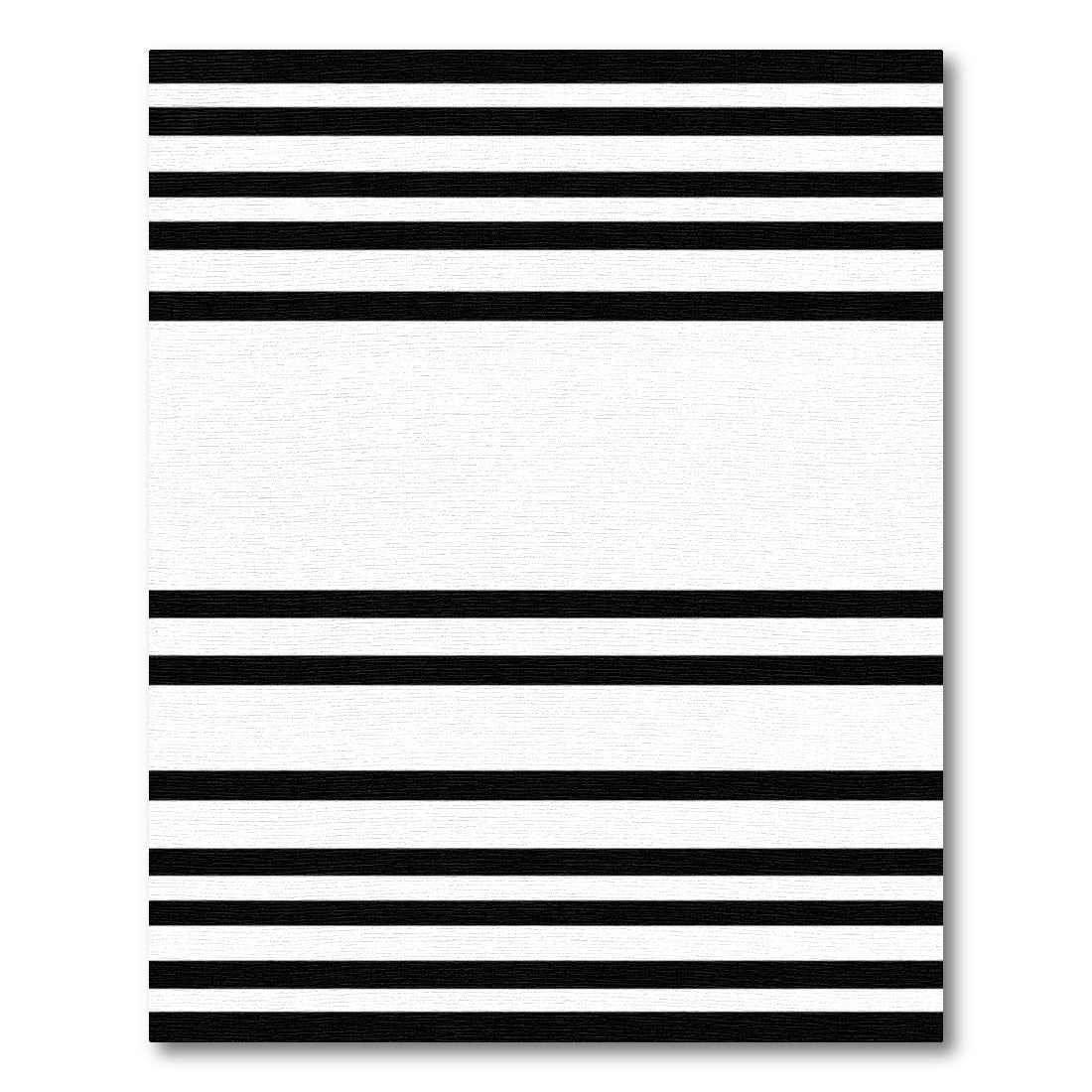 Monochromatic Horizontal Stripe Rug
