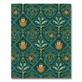 Emerald Forest Floral Medallion Rug