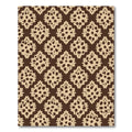 Brown Cream Mandala Tile Rug