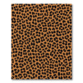 Bold Brown Leopard Spots Rug