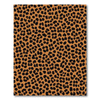 Bold Brown Leopard Spots Rug
