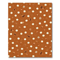 Terra Cotta Organic Dot Scatter Rug