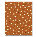 Terra Cotta Organic Dot Scatter Rug